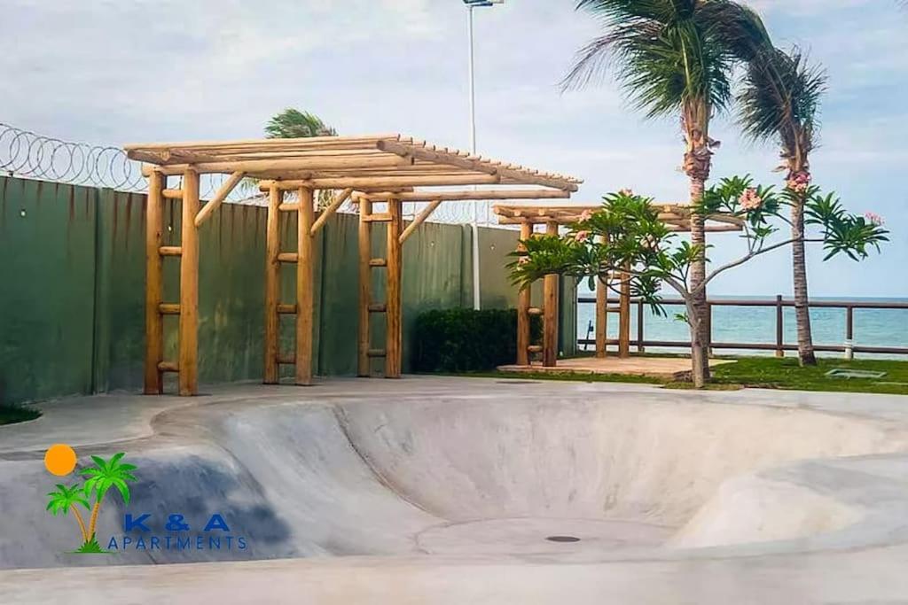 Cumbuco Wai Wai Apartamento Com Vista Para O Mar Ngoại thất bức ảnh
