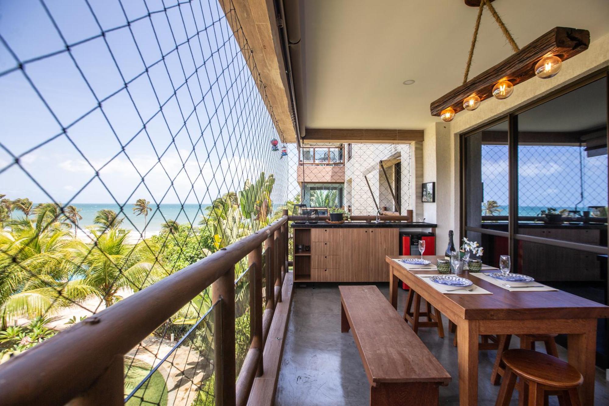 Cumbuco Wai Wai Apartamento Com Vista Para O Mar Ngoại thất bức ảnh