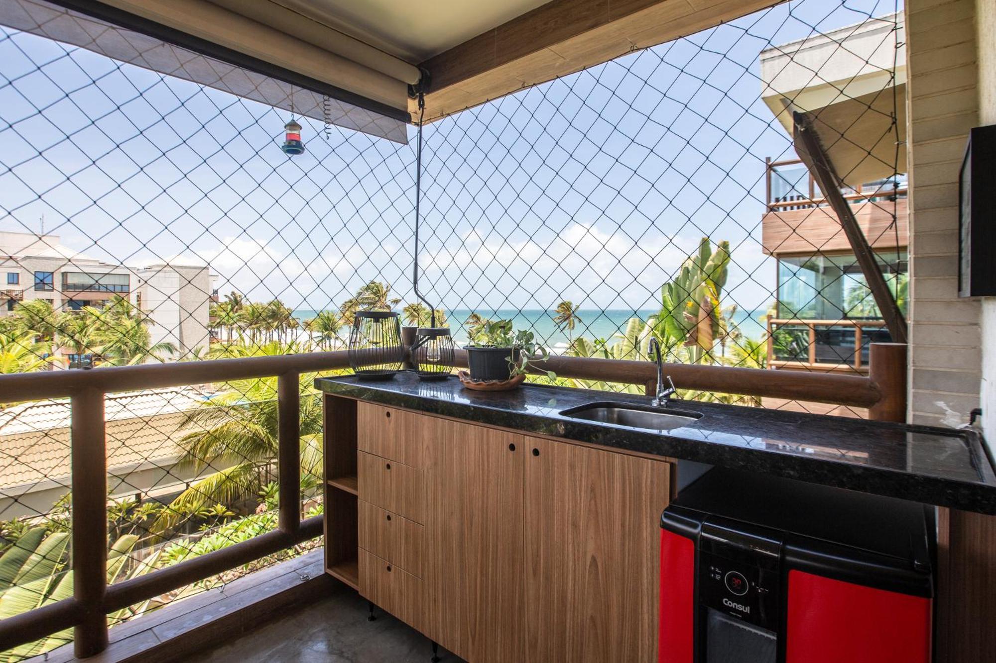 Cumbuco Wai Wai Apartamento Com Vista Para O Mar Ngoại thất bức ảnh