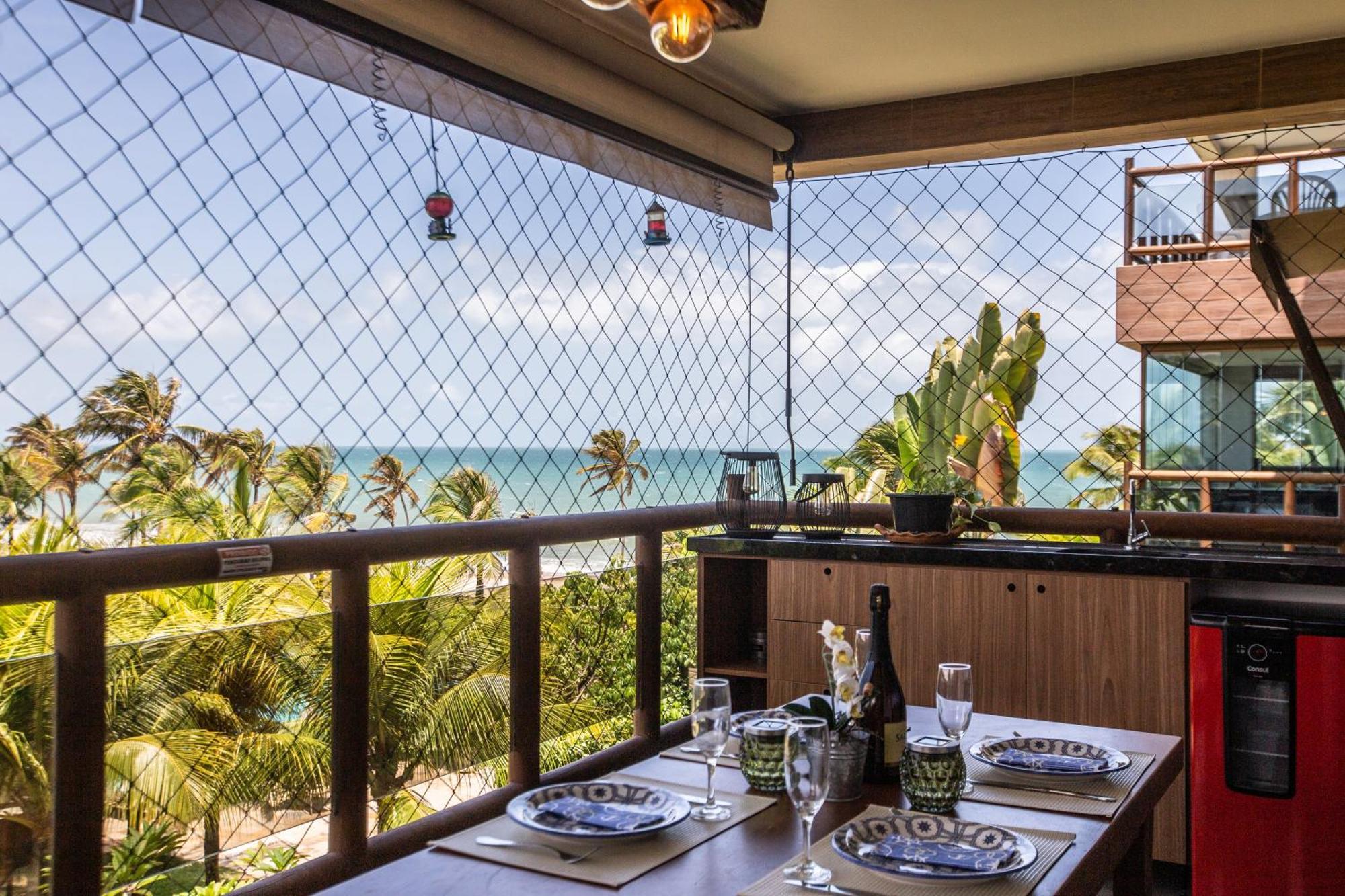 Cumbuco Wai Wai Apartamento Com Vista Para O Mar Ngoại thất bức ảnh